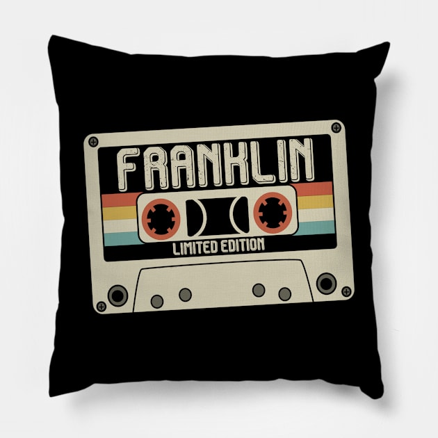 Franklin - Limited Edition - Vintage Style Pillow by Debbie Art
