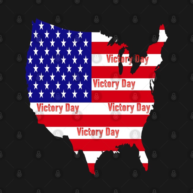 Victory Day Flag usa by Top-you