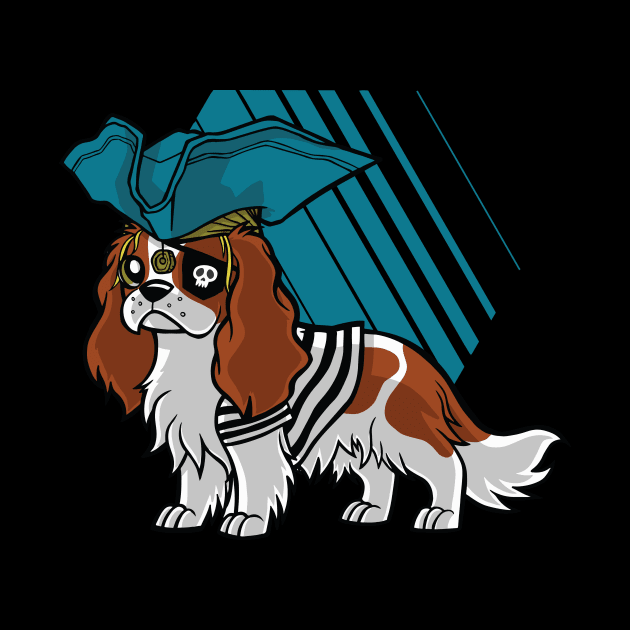 Cavalier King Charles Pirate by LYNEXART