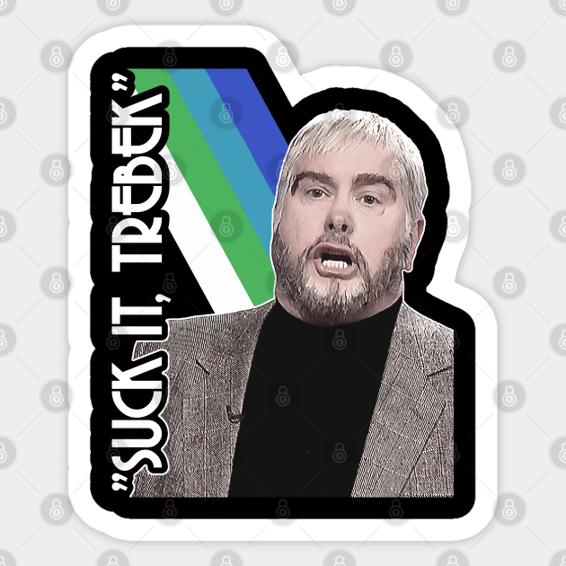 Suck It Trebek - SNL Alex Trebek Spoof - Alex Trebek - Sticker