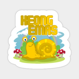 Keong Emas Golden Snail Magnet