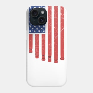 American Truck Driver USA Flag Phone Case