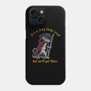 It's a long road traveling mouse Phone Case