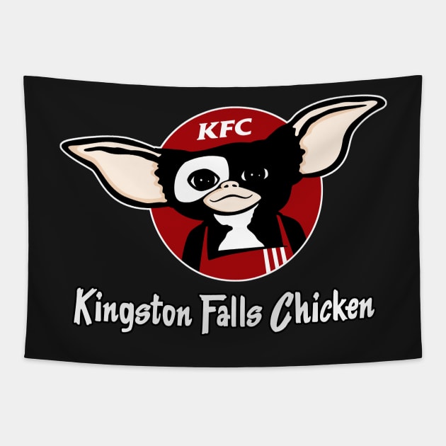 Kingston Falls Chicken Tapestry by jayveezed