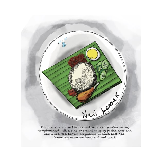 Nasi Lemak by X The Lazy Cat