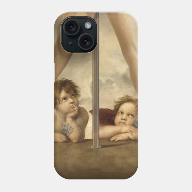 Not so little Angels Phone Case by steveashillustration1971