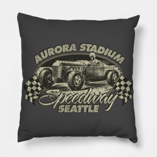 Aurora Stadium Speedway 1941 Pillow
