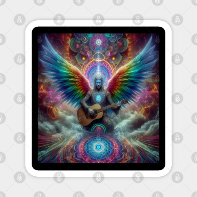 rainbow wings Magnet by Out of the world