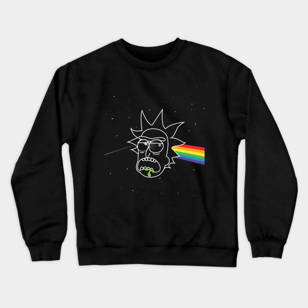 rick and morty pink floyd hoodie