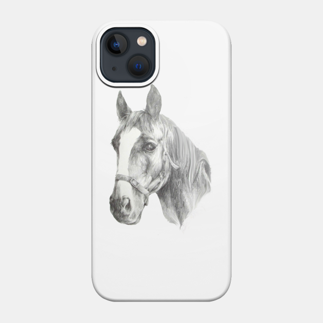 Stunning, realistic drawing of a horse - Horse - Phone Case