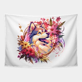 Finnish Lapphund's Mothers Day Joy - Perfect Dog Mom Gift Tapestry