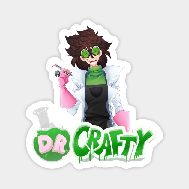 Dr Crafty Vtuber shirt - 4 Magnet by DrCrafty