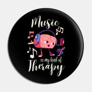 Global Aphasia Day Awareness Music Keeps My Brain Active Elderly Music Retirement Pin