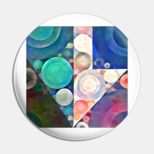 Abstract Expressionism Pin