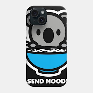 Koala Bear Send Noods Food Noodles Pho Ramen Funny Animal Bambu Brand Phone Case