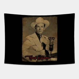 80s Classic Hank Williams Tapestry