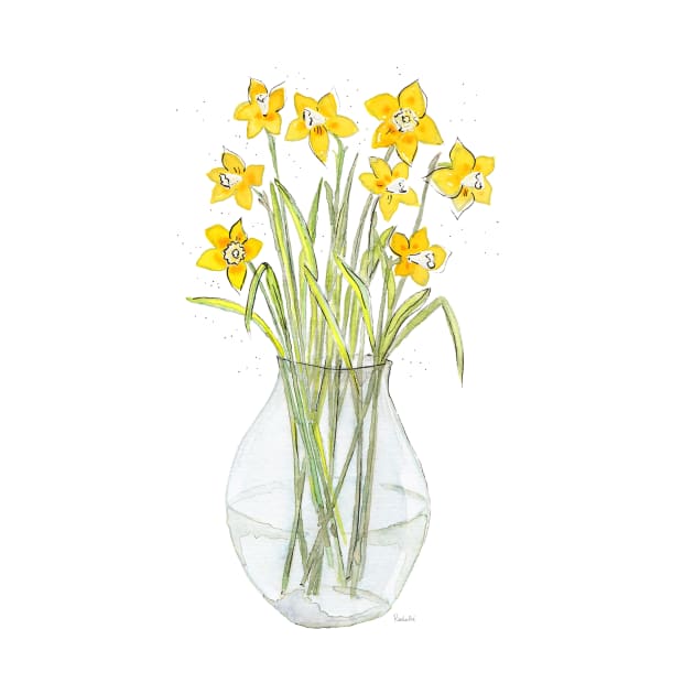 Vase with Daffodils by RanitasArt