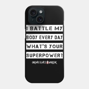 Chronic Superhero (white) Phone Case