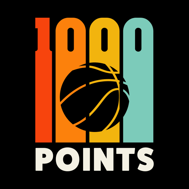 1000 Points Basketball Scorer High School Basketball Mom by PodDesignShop