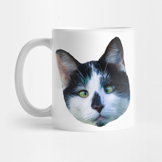 Funny Cat Head Cat Photo Mug Teepublic