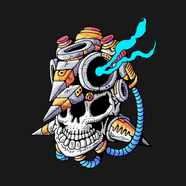 CYBORGSKULL by DOODLESKELLY