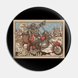 Rat Bike Krampus Pin