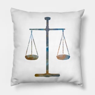 Scales of justice Pillow