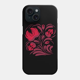 Red flowers Phone Case