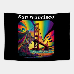 Golden Gate Bridge v3 Tapestry