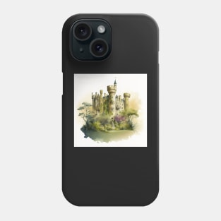 Castle Watercolor Dream Phone Case
