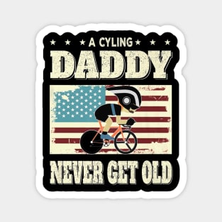 Cyling Daddy Fathers Day Magnet