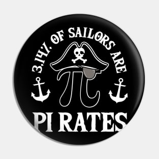 3.14 Percent of Sailors are Pi Rates Pin