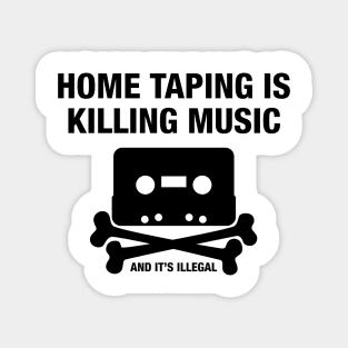 Cassette Bones - Home Taping Is Killing Music Magnet