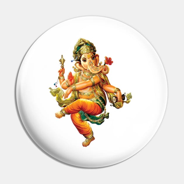 Ganesh Hindu Shirt Pin by Gretathee