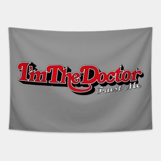 trust me i'm the doctor typograph Stones style Tapestry