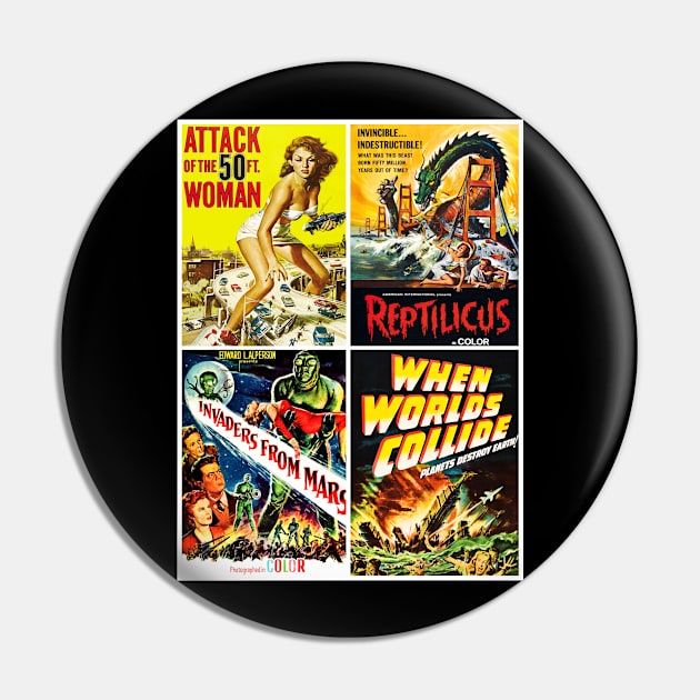 50s Sci-Fi Movies Collection Pin by RockettGraph1cs