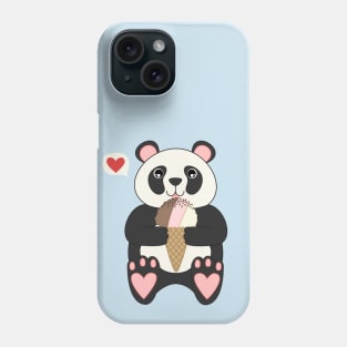 Neapolitan Panda Phone Case