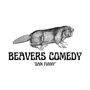 ANGRY BEAVER BLACK T-Shirt