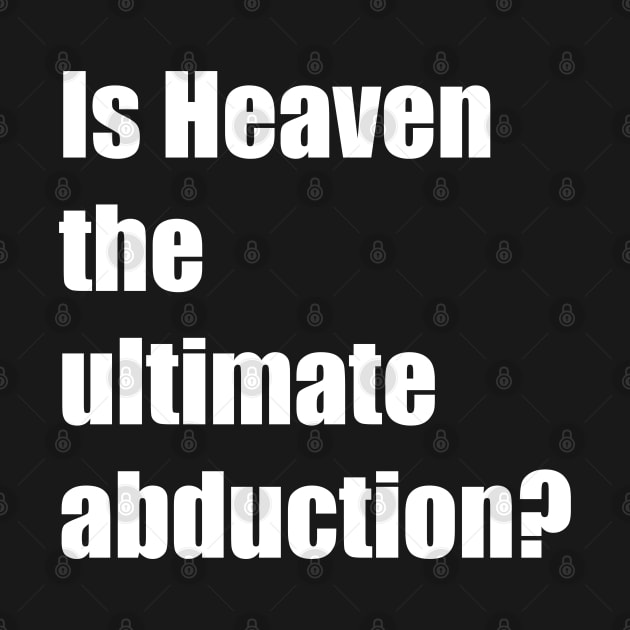 Is Heaven the ultimate abduction? by DMcK Designs