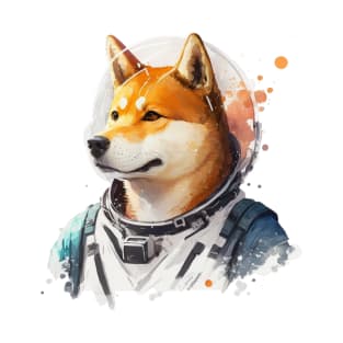 Shiba Inu Space Mission T-Shirt