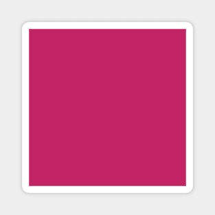 Raspberry Magenta Solid Color Magnet