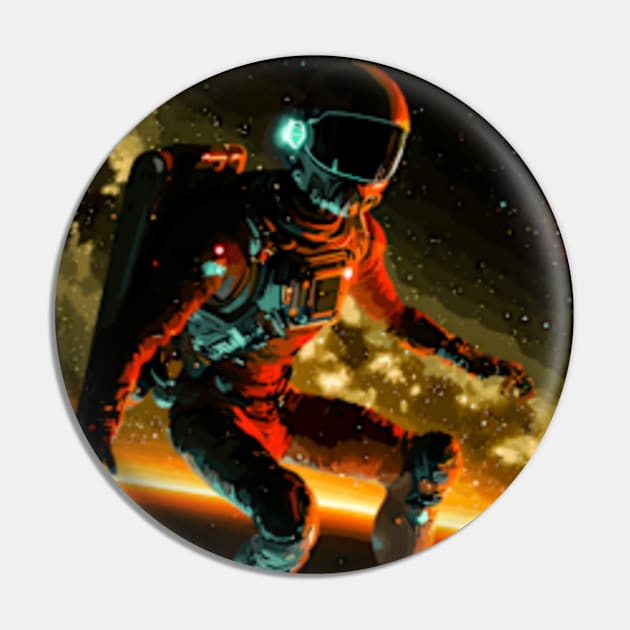 SSpace SSSurfer Pin by ZNEVA