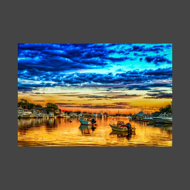 Falmouth Harbor Cape Cod by Gestalt Imagery