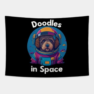 Doodle in Space Graphic Tee Shirt Tapestry