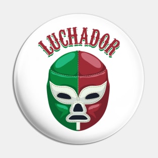 Luchador - mexican masked wrestler Pin