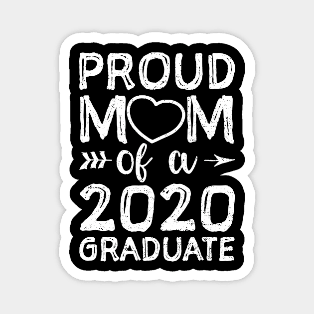 Mom Of A 2020 Graduate Magnet by Designs By Jnk5