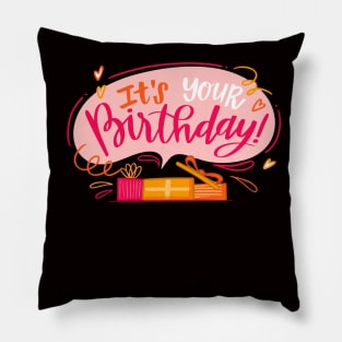 Happy Birthday Party Pillow