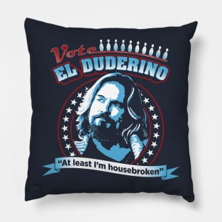 Vote El Duderino Pillow