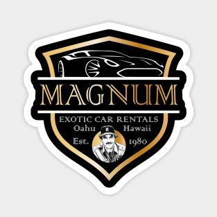 Magnum Exotic Car Rental Magnet