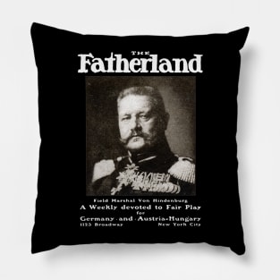 WWI Fatherland Newspaper Pillow